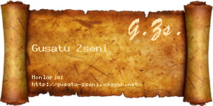 Gusatu Zseni névjegykártya